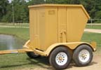 Four yard capacity trailer